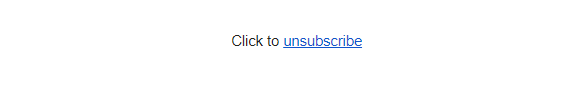 Unsubscribe link example